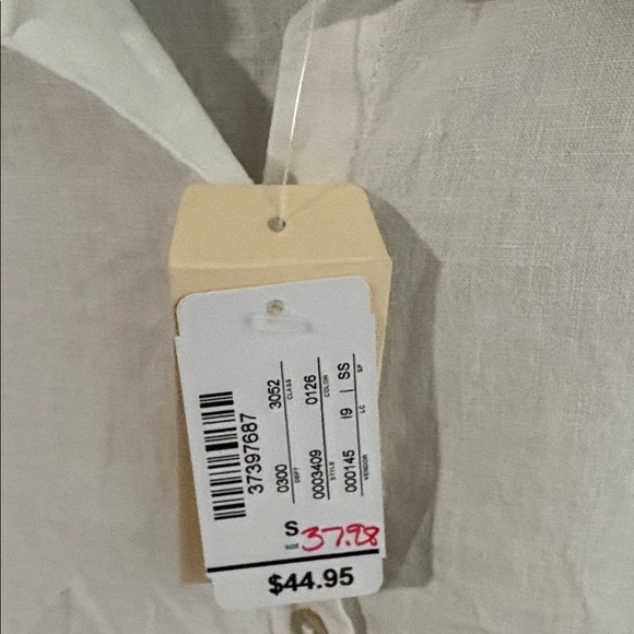 Christopher & Banks • Linen Long Sleeve Top - Picture 4 of 5